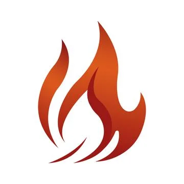 Fire logo icon design template elements Fire flame vector icons Stock Illustration