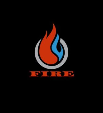 Fire logo Stock Illustration