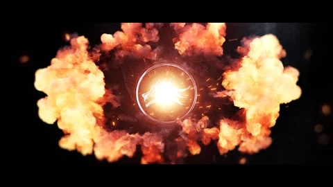 Fire Logo Impact Stock After Effects