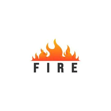 Fire Logo Inspirations Concept Element Stock Illustration