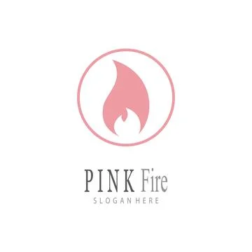 Fire logo modern simple gradient. flame logo clean simple. Stock Illustration