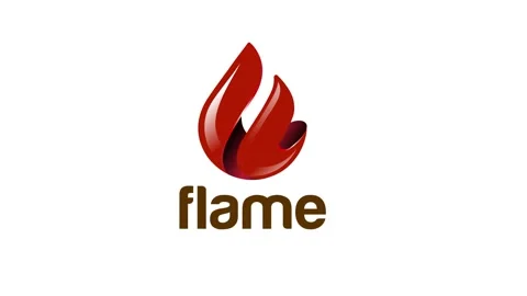 Fire Logo Motion Stock Footage 143638563