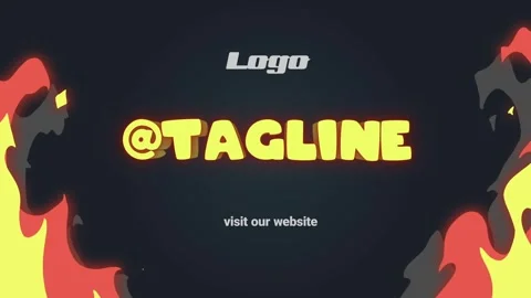 Fire Logo Opener for After Effects After Effects stock