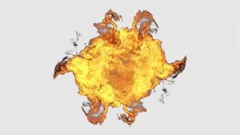 Fire Logo Reveal Stock Footage 171458931