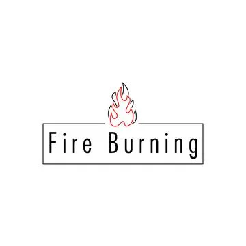 Fire logo template for company design Stock Illustration