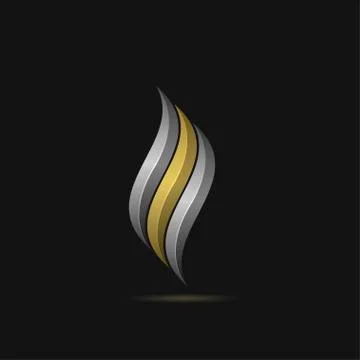 Fire logo template 스톡 일러스트