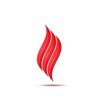 Fire logo template Stock Illustration