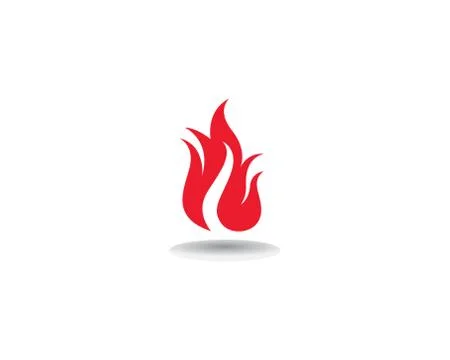 Fire Logo Template vector icon Oil, gas and energy logo concept 库存插图