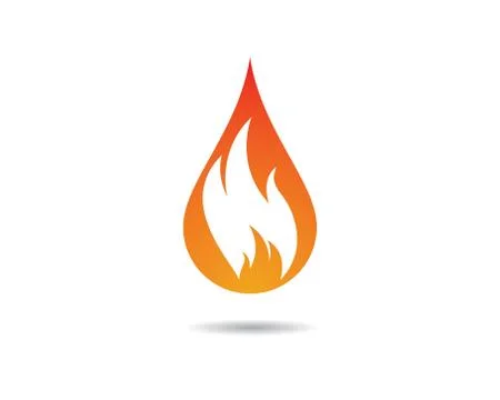 Fire logo template vector icon Stock Illustration