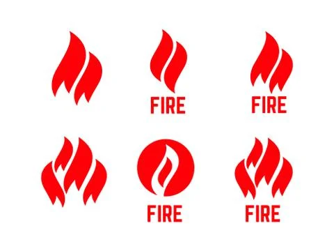 Fire logo vector. flame and fire vector symbol Stock Illustration