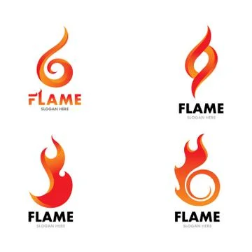 Fire logo vector illustration design Stock Illustration