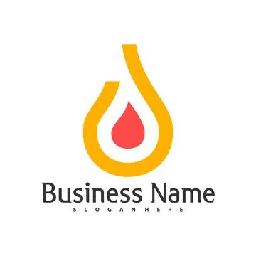 Fire logo vector template, Creative Fire logo design concepts illustration イラスト素材