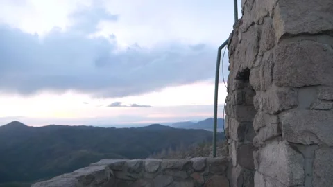 Fire lookout upclose Stock Footage 146239616