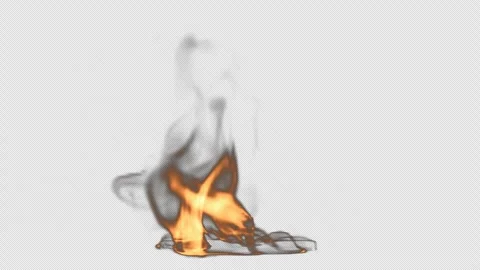 Fire Loop on Alpha Channel Stock Footage 271734074