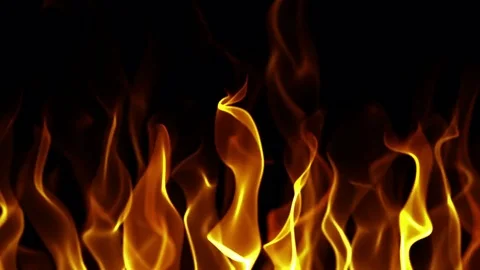 Fire loop flaming Stock Footage 70751848