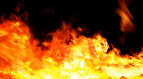 Fire Loop Stock Footage 37804409