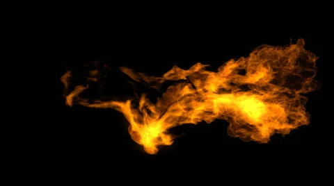 Fire Loop Video stock 48244355