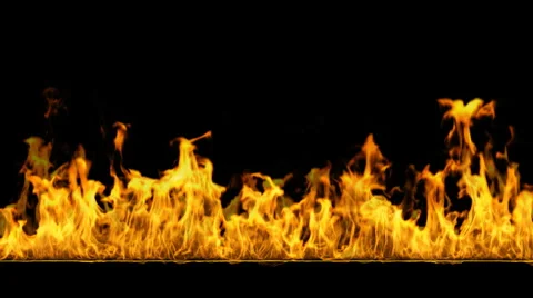 Fire loop HD 1080 Stock Footage 998806