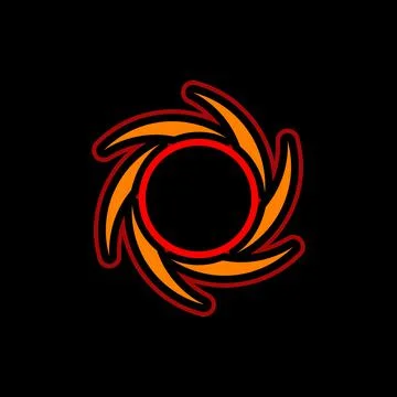 Fire loop Stock Illustration