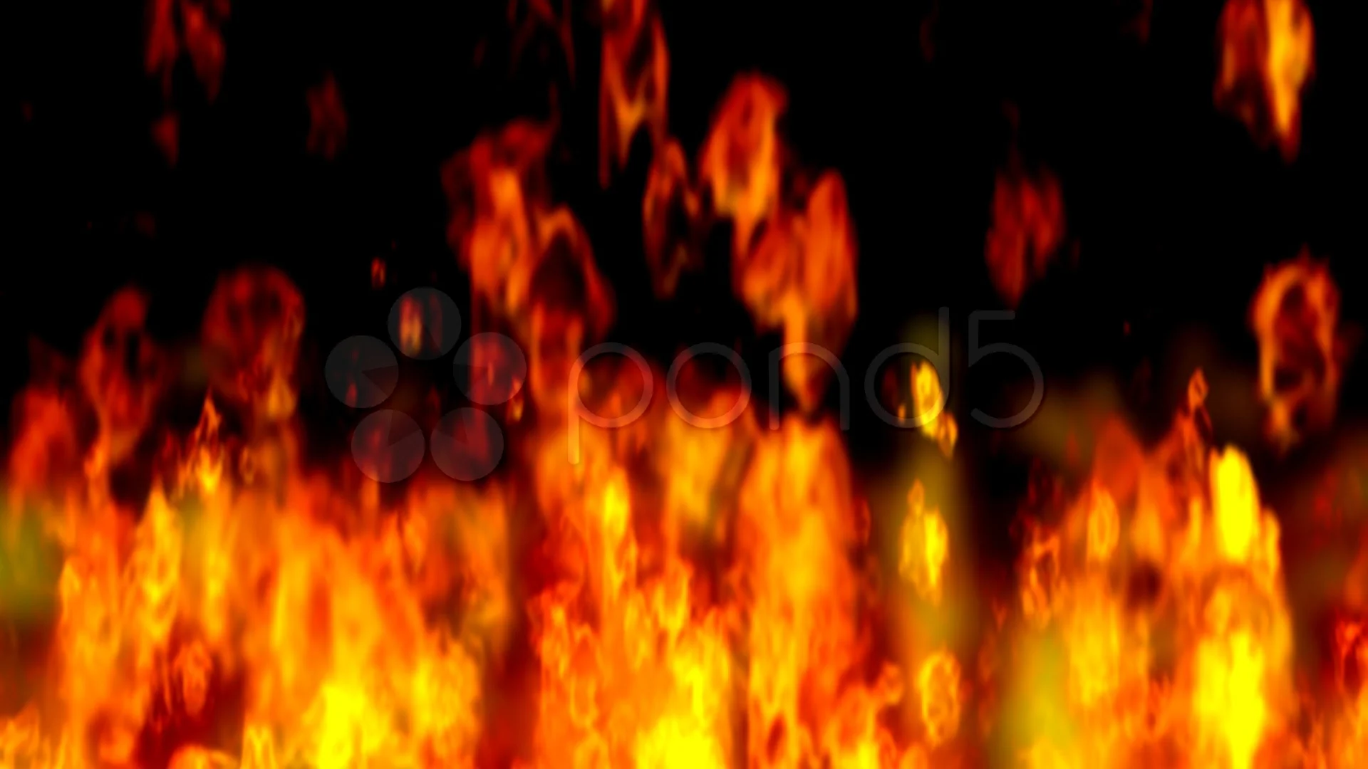 Fire Looping Animated Background | Stock Video | Pond5
