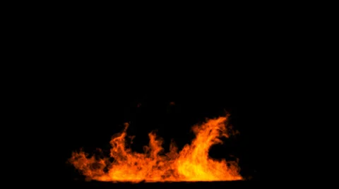 Fire Looping VFX element with Alpha channel matte. Vídeos de archivo 34025363