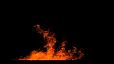 Fire Looping VFX element with Alpha channel matte. Vídeos de archivo 34036465