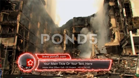 Fire Lower Third Stock After Effects