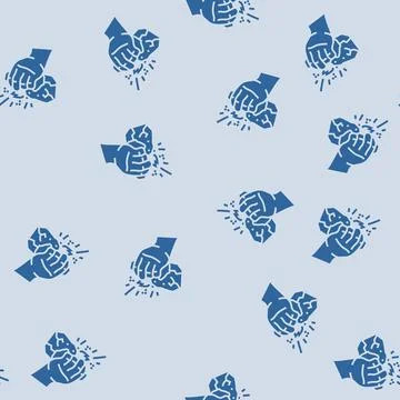 Fire making human evolution glyph seamless pattern Stock Illustration