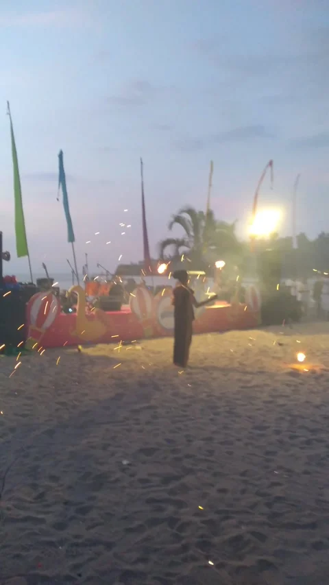 Fire man Stock Footage 208268911