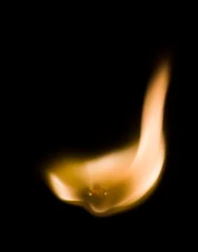 Fire on match Foto stock