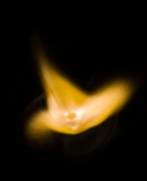 Fire on match Foto stock