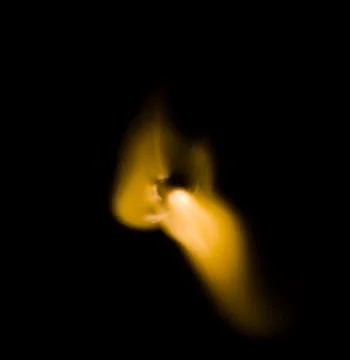 Fire on match Stock Photos
