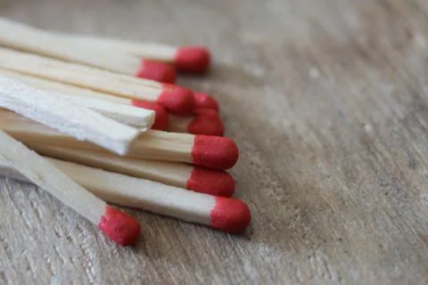 Fire Matchsticks Stock Photos