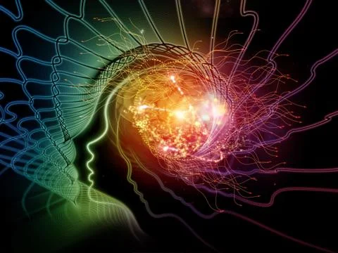 Fire of the Mind 库存插图
