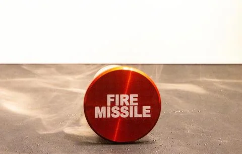A Fire Missile Button That Could Be Or Has Been Used To Launch A Missile Stock Photos