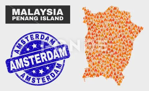 amsterdam island map