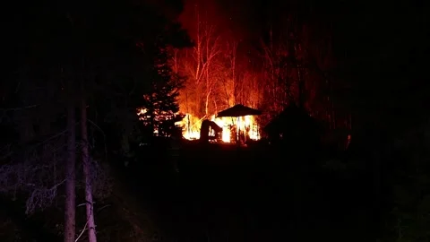 A fire, Motala, Sweden Видео 194699452