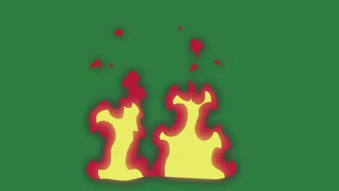Fire Motion Motion Graphic Overlay Stock Footage 338015075