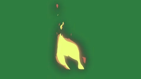 Fire Motion Transparent Background Animation Stockbeeldmateriaal 338015690
