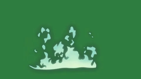 Fire Moving Motion Graphic Overlay Stock Footage 338012476