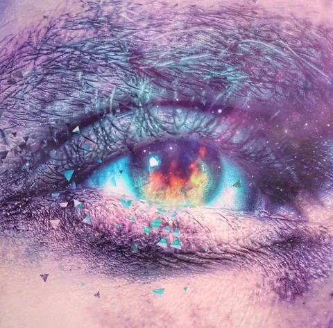 Fire In My Eye Stock Footage 202052687