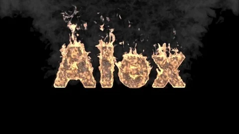 Fire name Alex 库存影片 82937532