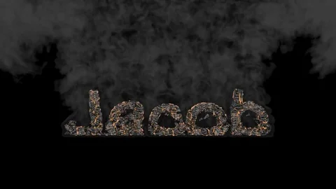 Fire name Jacob 库存影片 83336887