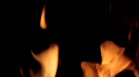 Fire in the night Stock Footage