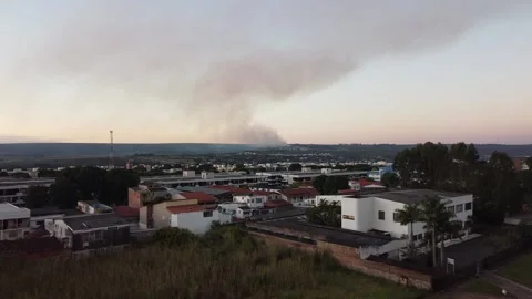 Fire Noth Brasilia Video stock 131862187