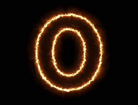 Fire Number 0 Video stock 134031205