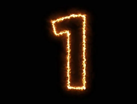 Fire Number 1 Stock Footage 134031207