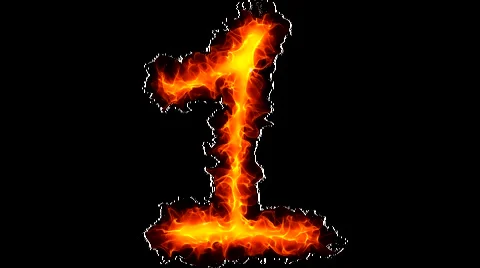 Fire number 1 graffiti Video stock 959095