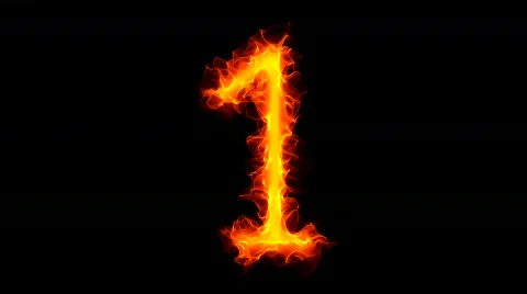 Fire number 1 HD Video stock 875127