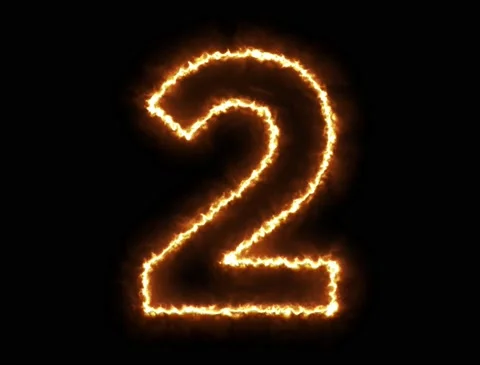 Fire Number 2 Stock Footage 134031496